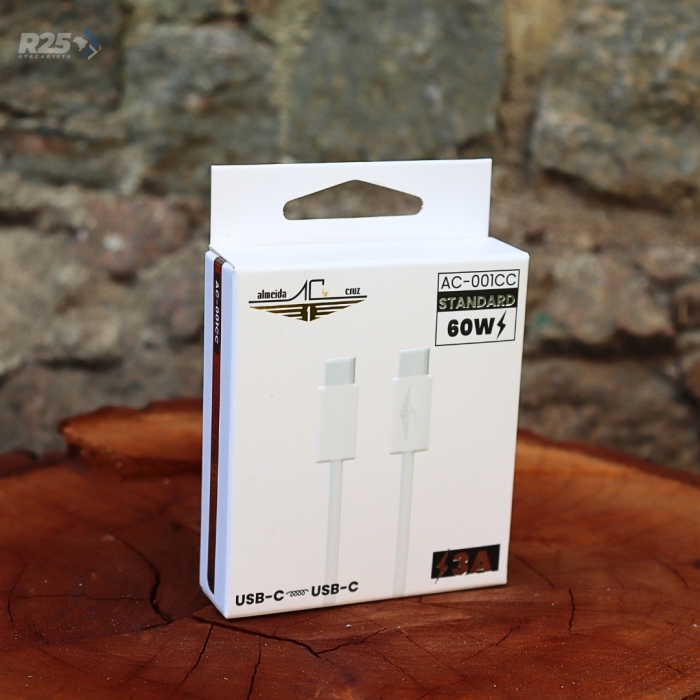 Cabo USB / Type-C Linha Standard AC-001CA - Almeida Cruz