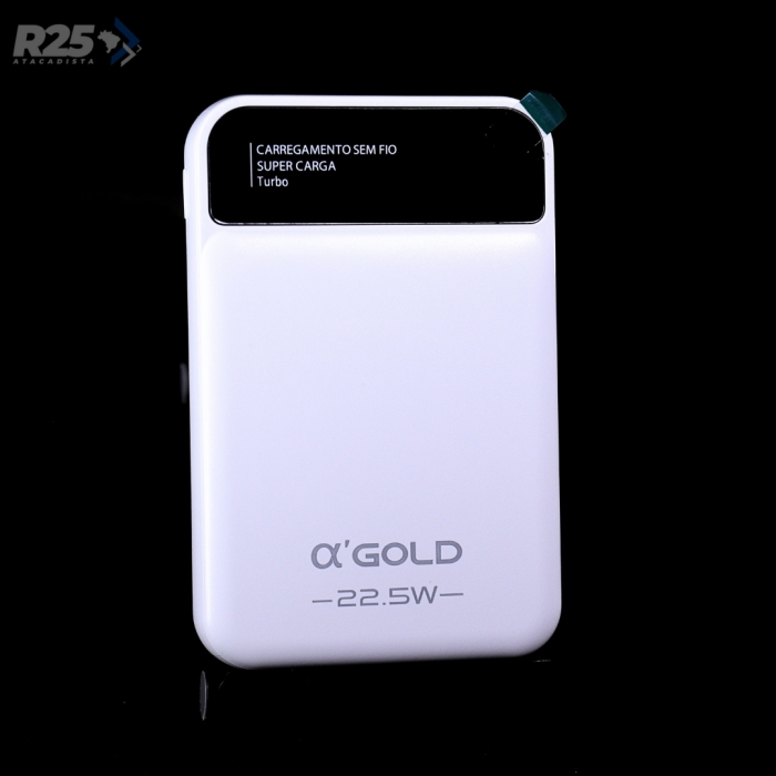  Carregador Portátil Magnético 10.000mAH A' Gold - BTE-60A