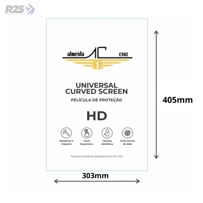 Lâmina Hidrogel HD para Máquina de Películas Almeida Cruz - Tablet 16