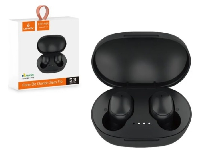 Fone de Ouvido Bluetooth Lehmox - LEF-A6R
