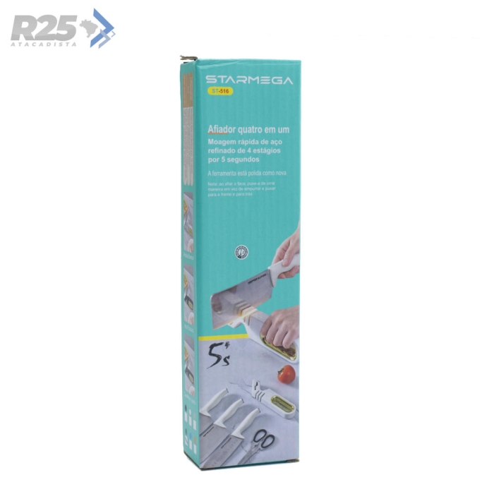 Afiador Faca e Tesoura STARMEGA - ST-516