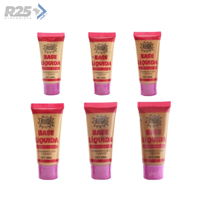 Base Líquida Acabamento Leve e Sedoso 40ml - Super Poderes