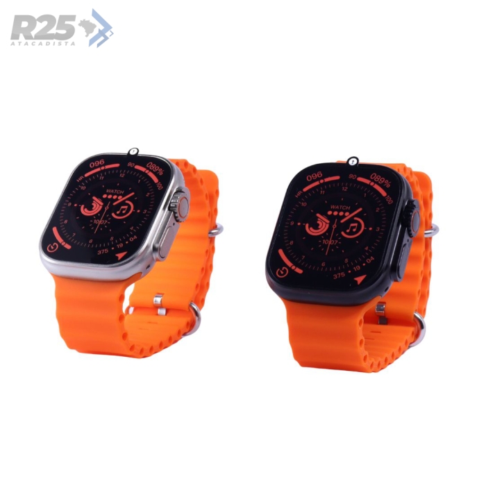 Smartwatch Bazik Prime W70 Pro Max + Kit com 5 Pulseiras e Capa