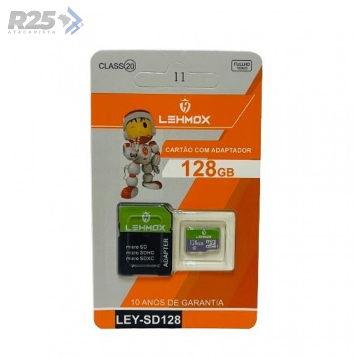 Cartão de Memória 128GB - Lehmox > LEY-SD128