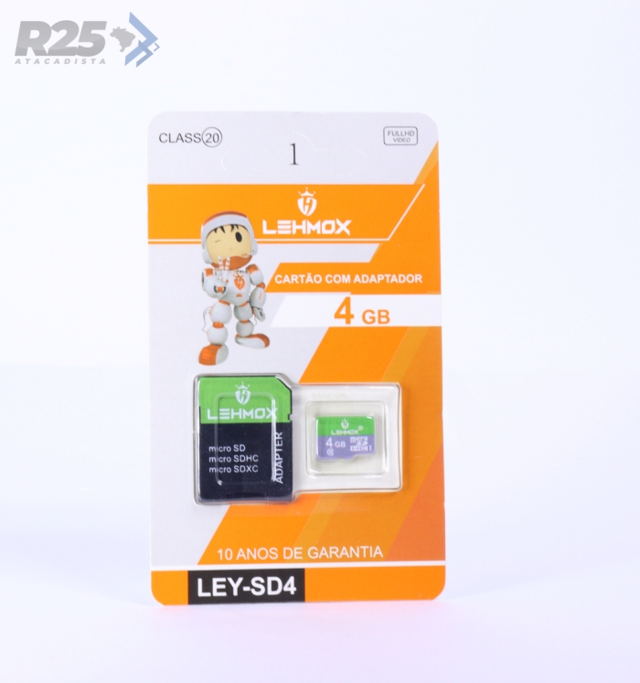Cartão de Memória 4GB - Lehmox  > LEY-SD4