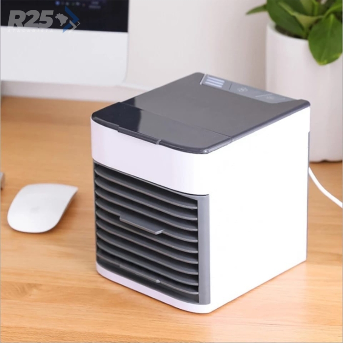 Mini Ar Condicionado Portátil Arctic Air Cooler - Umidificador Climatizador Luz Led