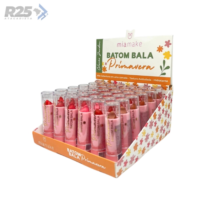 Batom Bala Primavera - Mia Make 