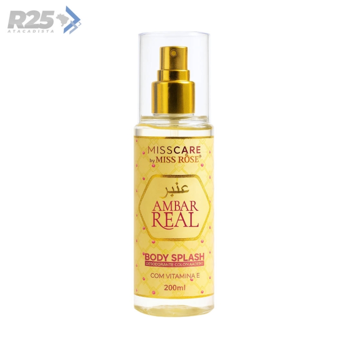 Body Splash Ambar Real 200ml - Miss Rôse MR157/E