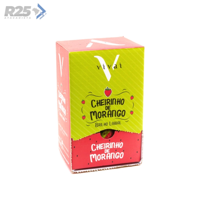 Brilho Labial Cheirinho De Morango - Vivai