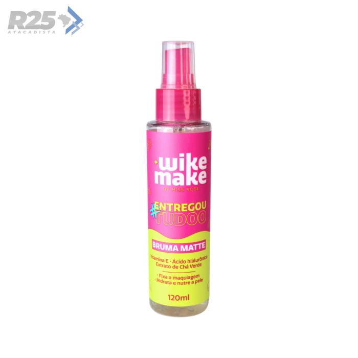 Bruma Matte Wike Make 120ML - Miss Rôse WM0038