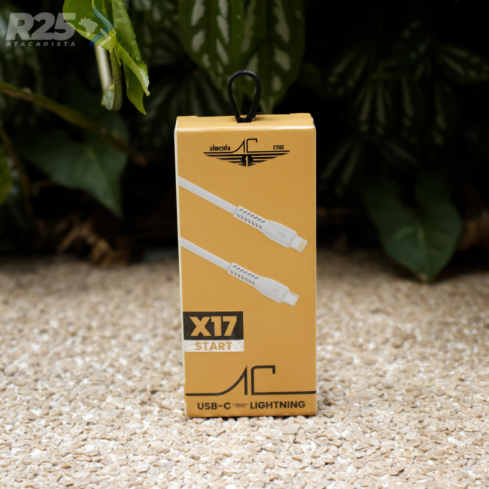 Cabo USB-C/Lightning Linha Start Almeida Cruz - X17