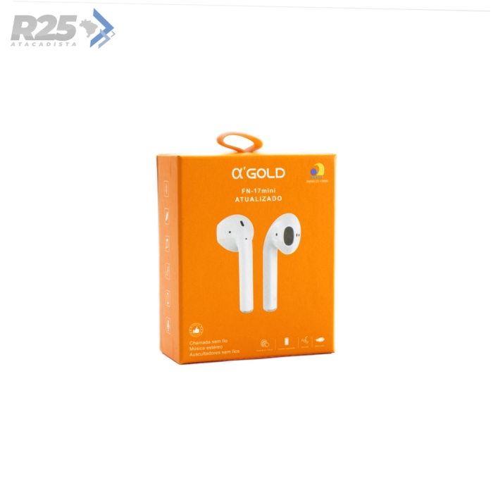 Fone de Ouvido Bluetooth A'Gold - FN-17mini