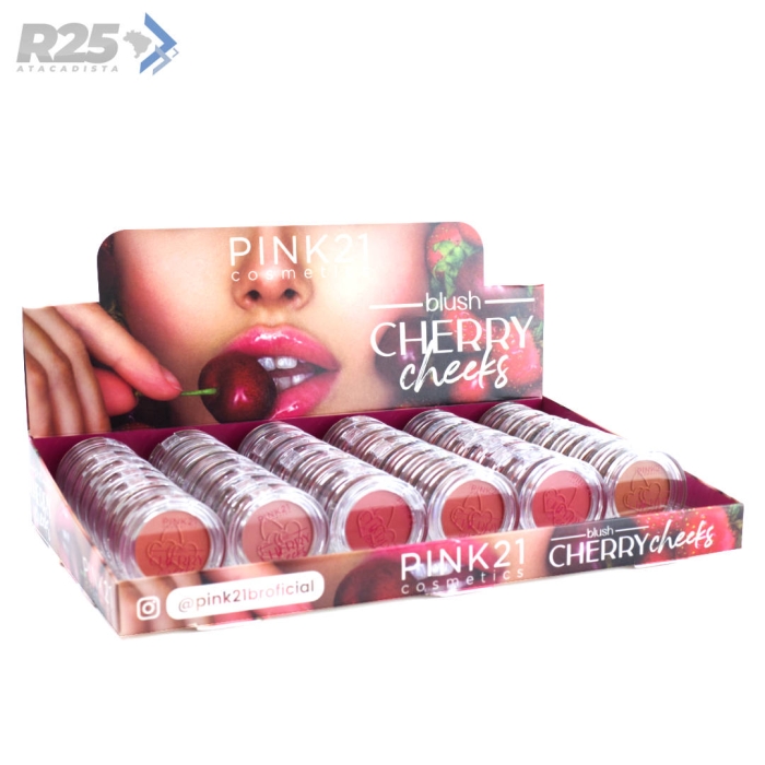 Blush Compacto Cherry Cheeks - Pink21 CS3965