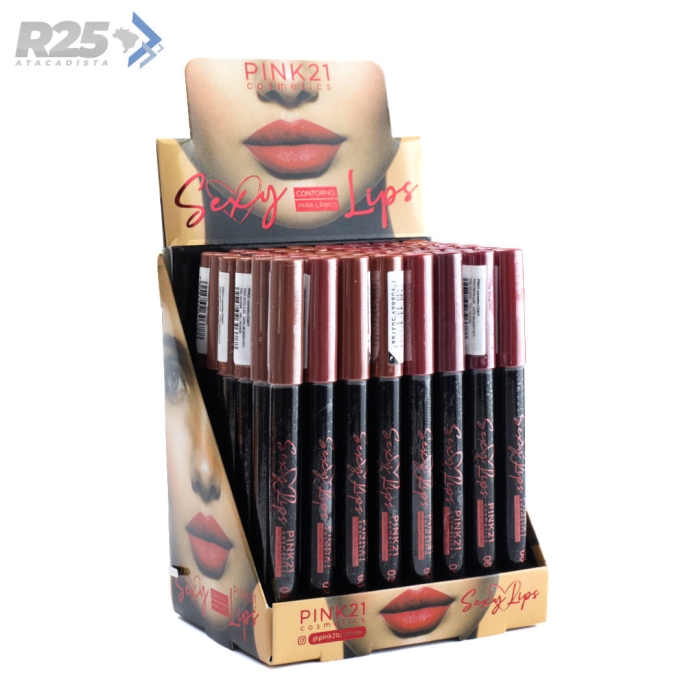 Lápis Labial Sexy Lips - Pink21 CS3877