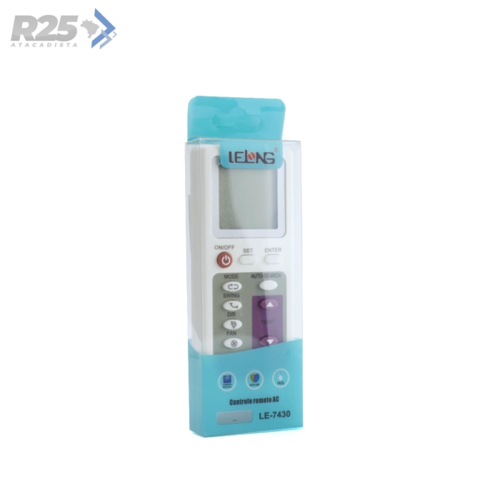 Controle Remoto Universal para Ar-condicionado LeLong - LE-7430
