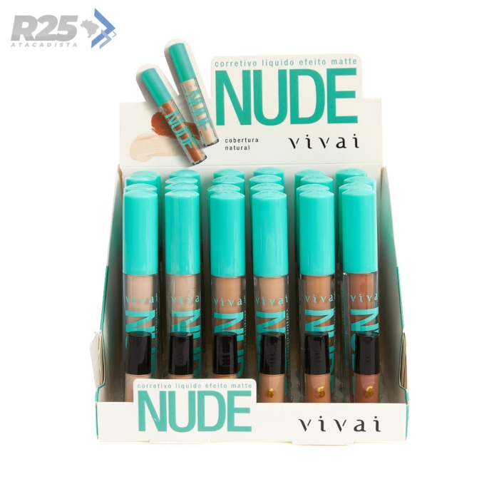 Corretivo Líquido Efeito Matte Nude - Vivai
