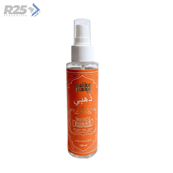 Body Splash Deserto Dourado Wike Make 120ml - Miss Rôse WM0059/A Body Splash Deserto Dourado Wike Make 120ml - Miss Rôse WM0059/A