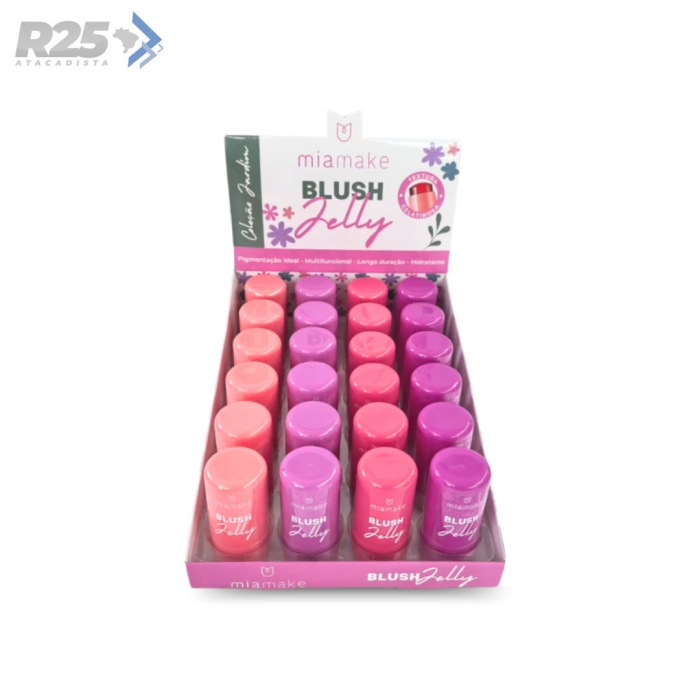 Blush Jelly Coleção Jardim - Mia Make 496