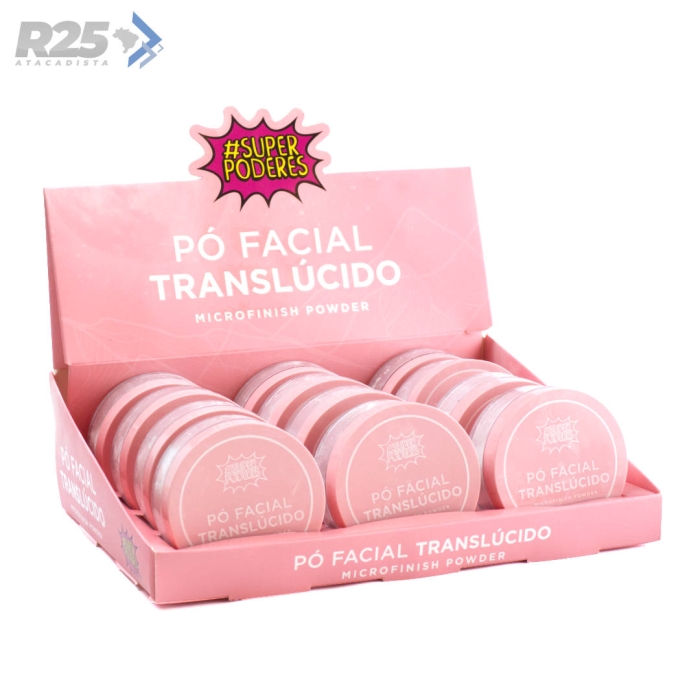 Pó Facial Translúcido Microfinish Powder - Super Poderes