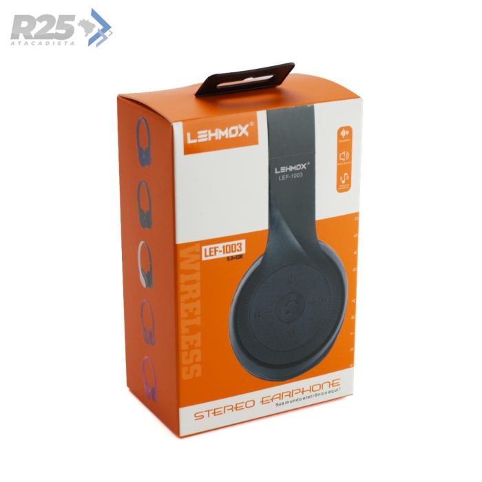 Fone de Ouvido Bluetooth Lehmox - LEF-1003