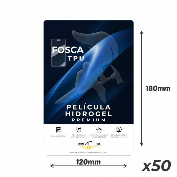 Película Hidrogel Premium FOSCA para Máquina de Películas Almeida Cruz - Celular