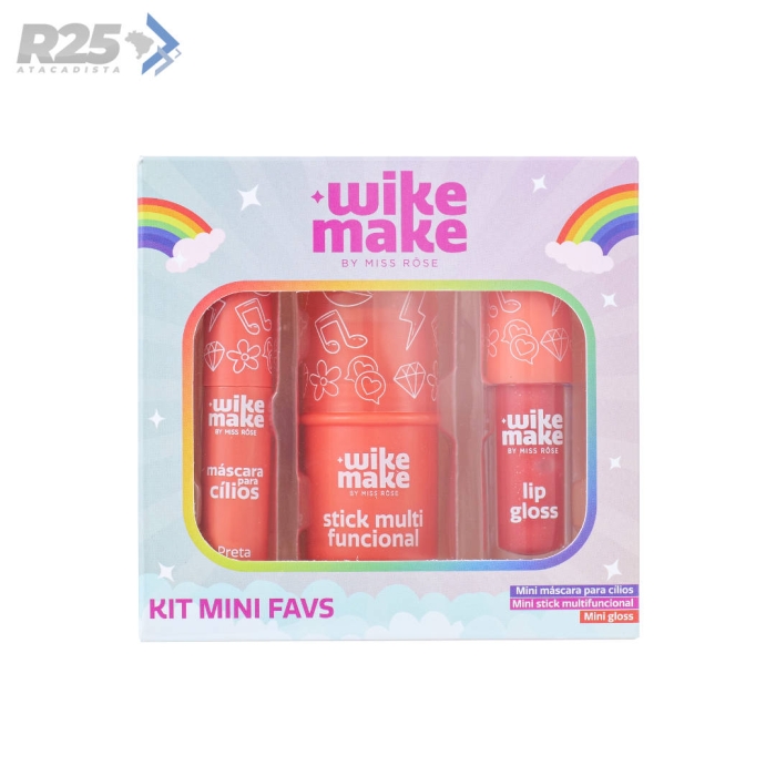Kit Mini Favs Wike Make - Miss Rôse WM7002-528ZM