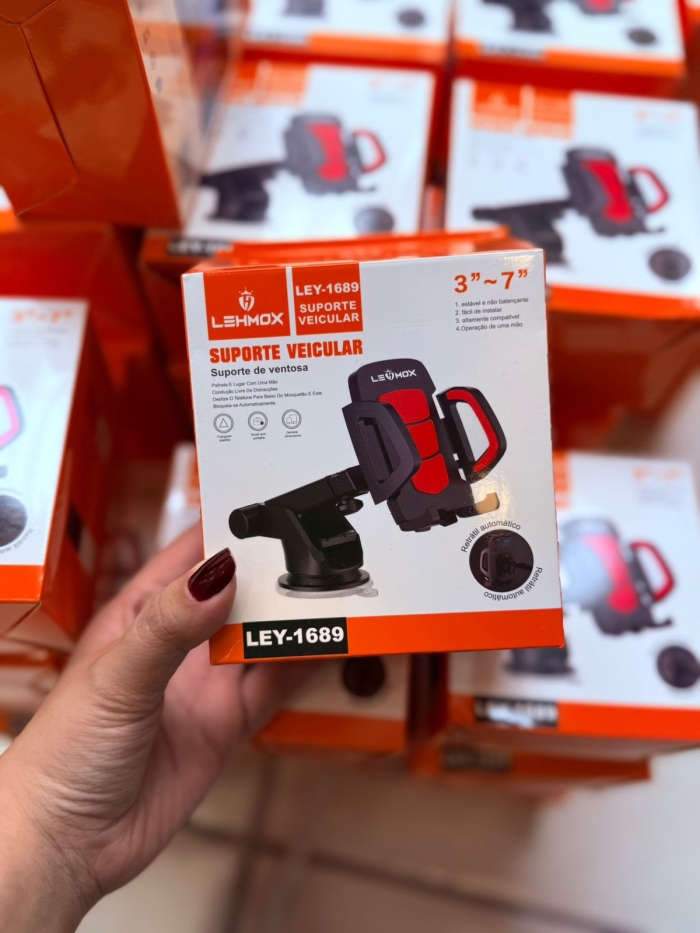 Suporte Veicular de Ventosa Lehmox - LEY-1689