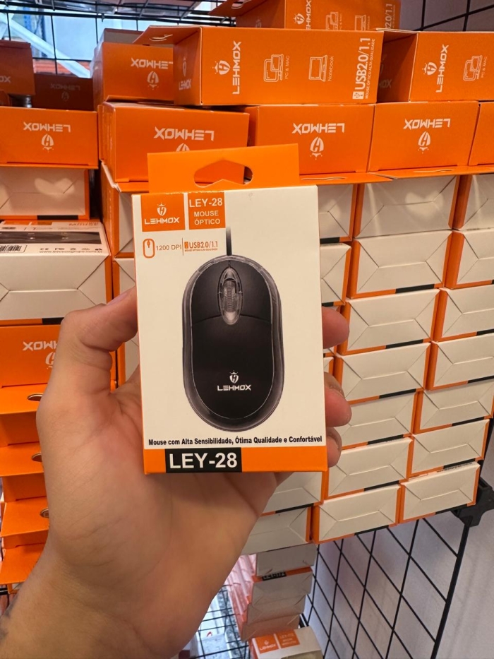 Mouse Com Fio Lehmox - LEY-28