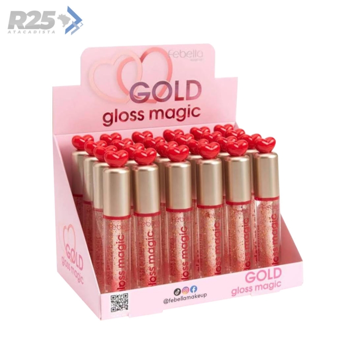 Lip Gloss Gold Magic - Febella