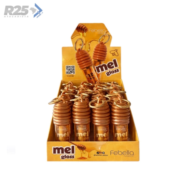 Lip Gloss Mel Chaveiro - Febella 
