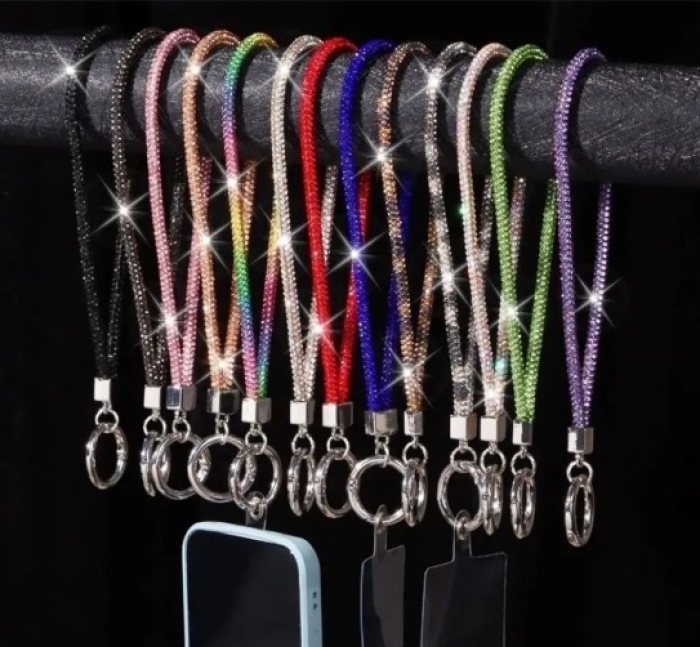 Cordão de Nylon Brilhante para Telefone Celular 70cm