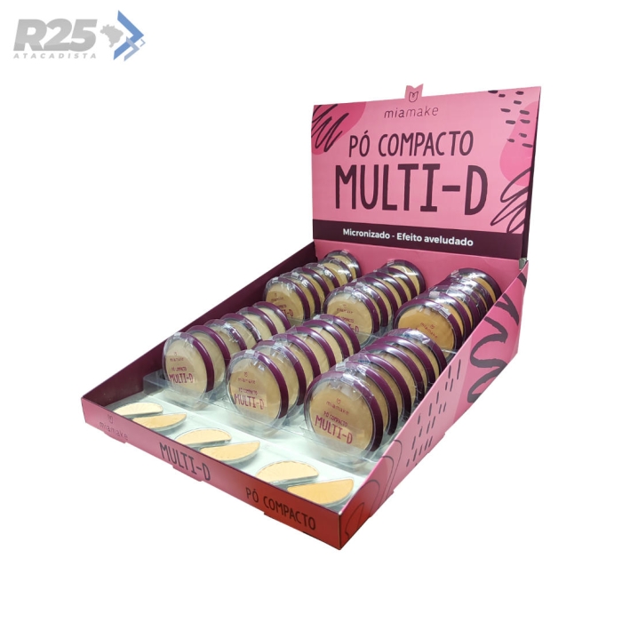 Pó Compacto Micronizado Multi-D - Mia Make 