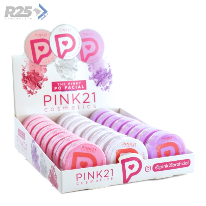 Pó Solto Facial The Pinky - Pink21 CS6553