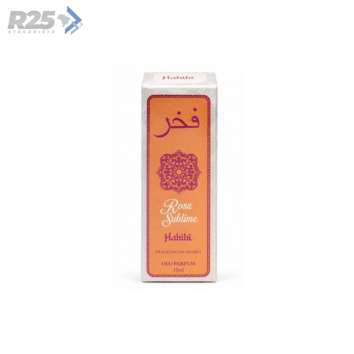 Mini Perfume Rosa Sublime 15ml Habibi HP001/C Mini Perfume Rosa Sublime 15ml Habibi HP001/C