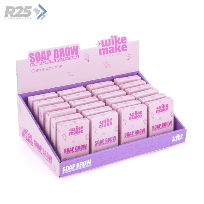 Soap Brow Modelador de Sobrancelhas Wike Make - Miss Rôse WM7402-139