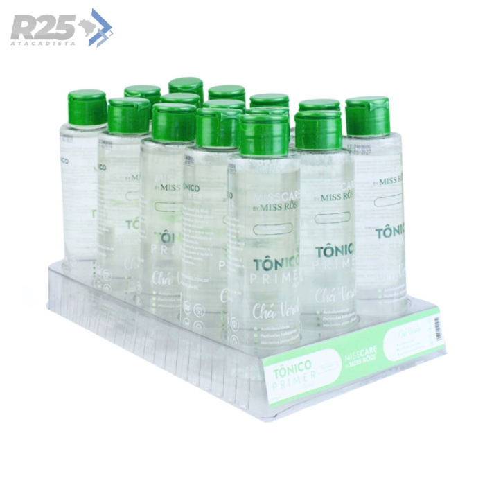 Tônico Primer Facial Chá Verde 120ml - Miss Rôse 8002-300T
