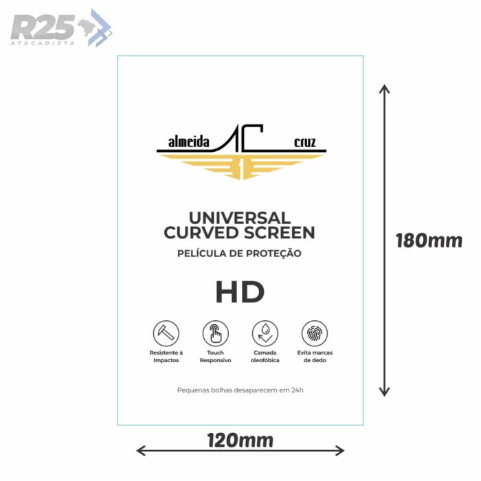 Lâmina Hidrogel HD para Máquina de Películas Almeida Cruz - Celular