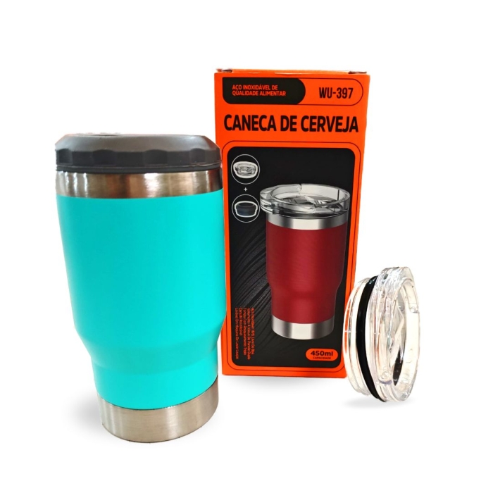 Caneca Térmica de Cerveja WU-397 450ml